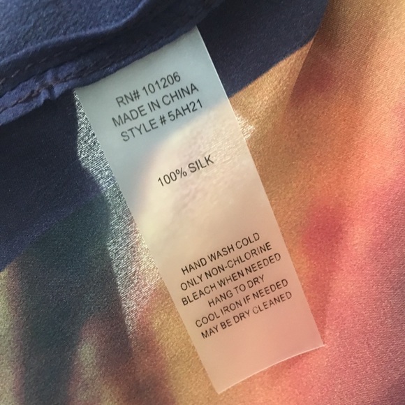 SOFT SURROUNDINGS Pisa 100% Silk Multicolor Kimono - Picture 7 of 8